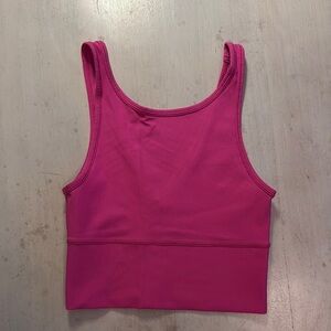 Lululemon Athletica Pink V-Neck Sports Bra